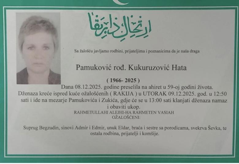 Pamuković rođ. Kukuruzović Hata