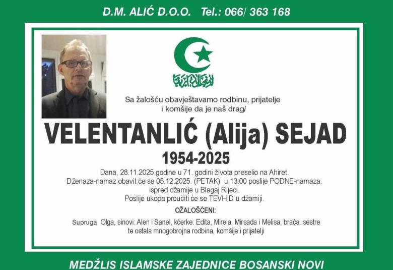 Velentanlić (Alija) Sejad