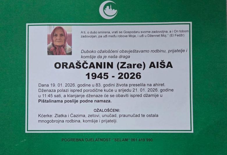 Ora&scaron;ćanin (Zare) Ai&scaron;a