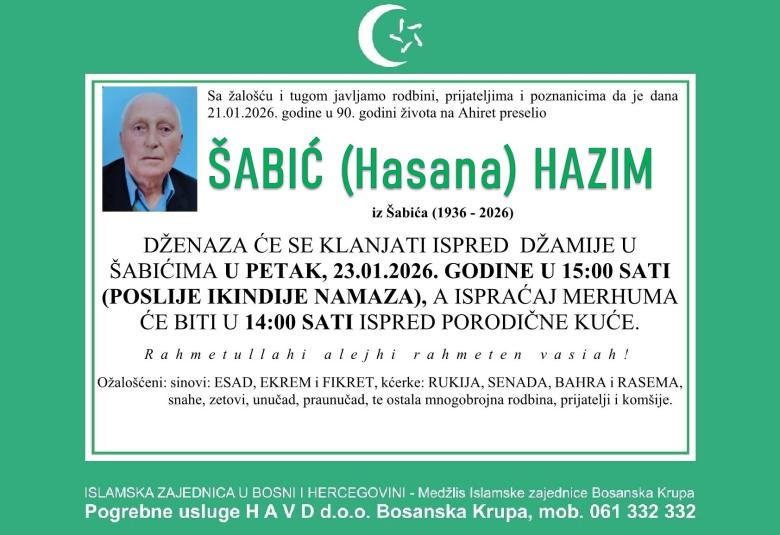 &Scaron;abić (Hasana) Hazim
