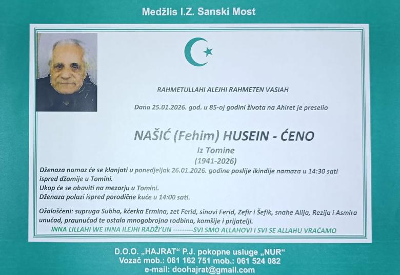 Na&scaron;ić (Fehim) Husein &ndash; Ćeno