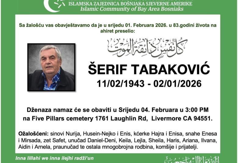 &Scaron;erif Tabaković