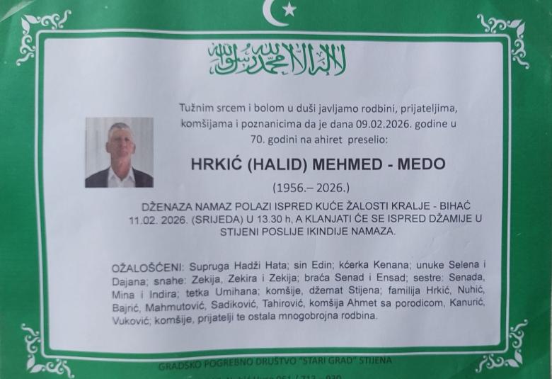Hrkić (Halid) Mehmed &ndash; Medo