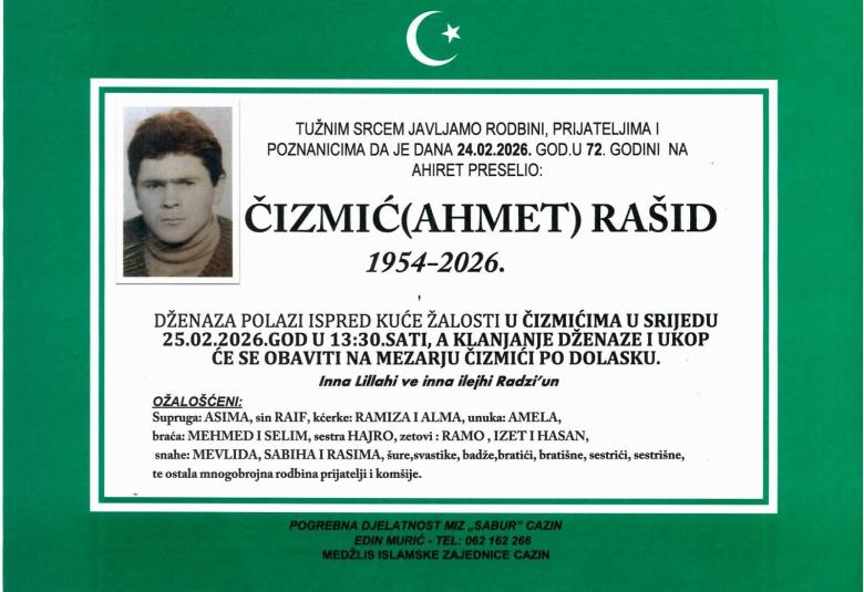 Čizmić (Ahmet) Ra&scaron;id