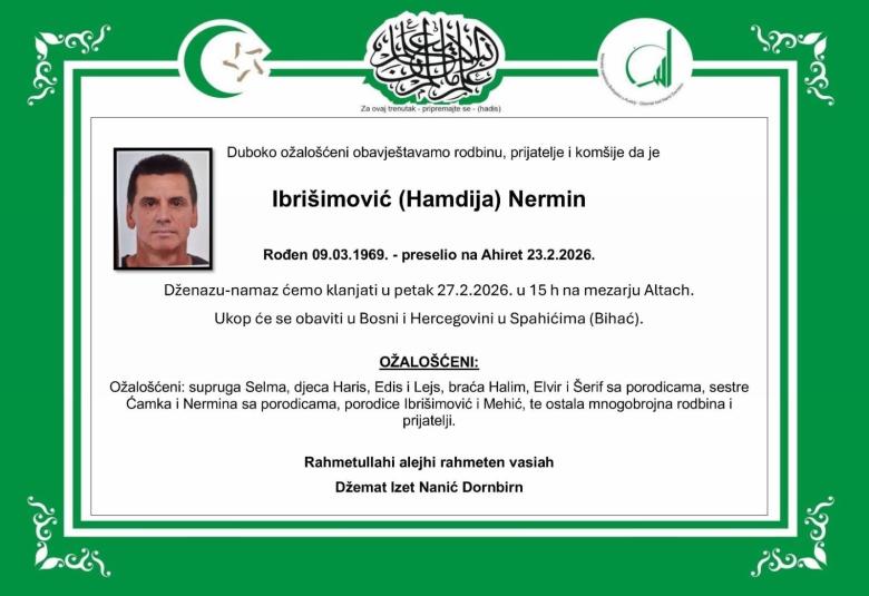 Ibri&scaron;imović (Hamdija) Nermin