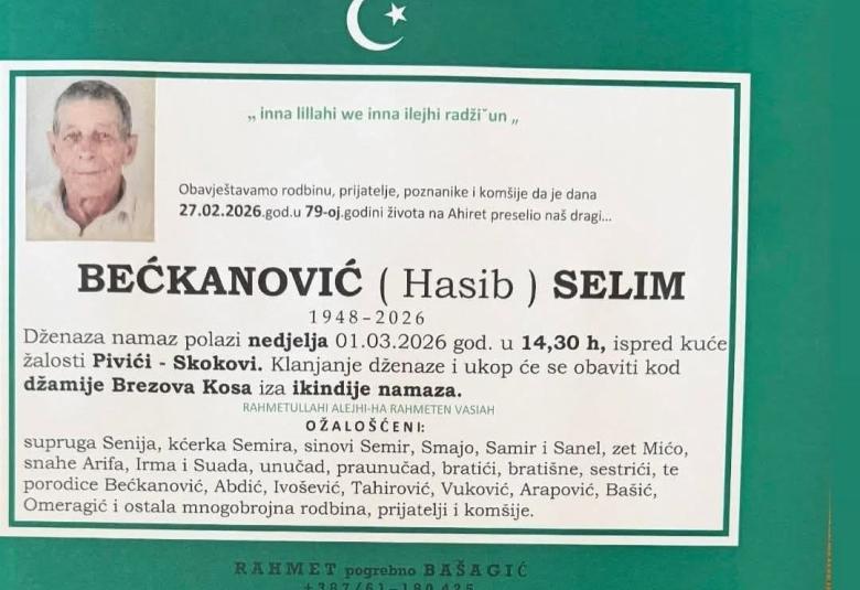 Bećkanović (Hasib) Selim