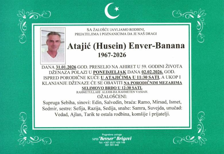 Atajić (Husein) Enver-Banana