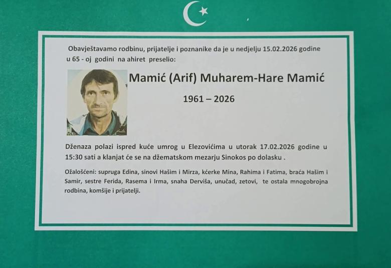 Mamić (Arif) Muharem-Hare Mamić