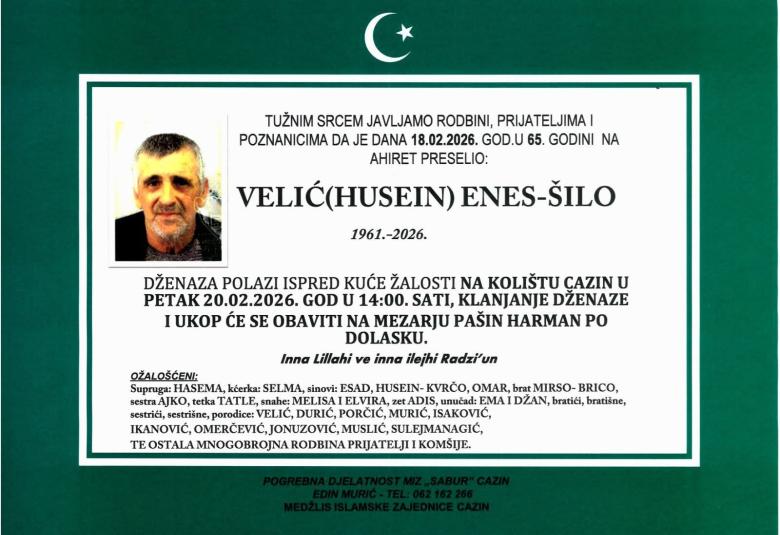 Velić (Husein) Enes-&Scaron;ilo