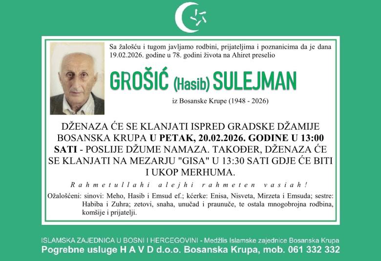 Gro&scaron;ić (Hasib) Sulejman