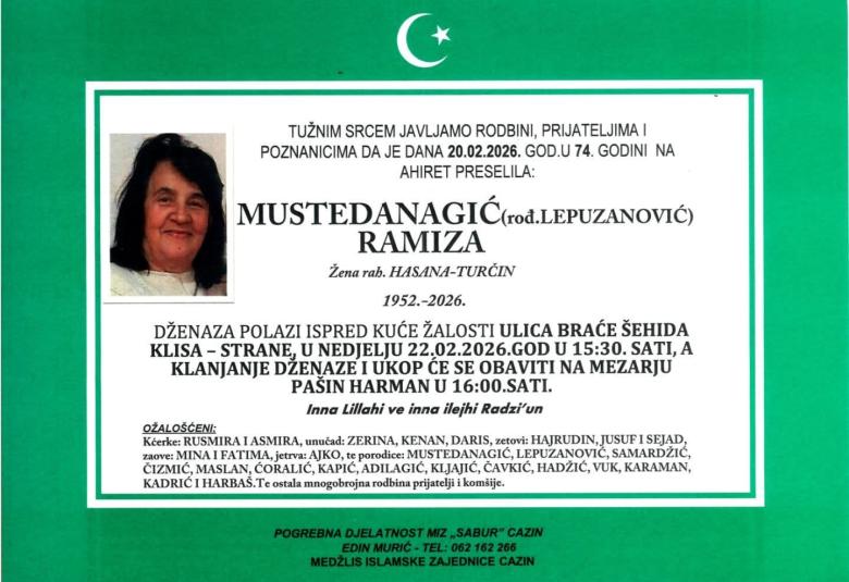 Mustedanagić (rođ. Lepuzanović) Ramiza