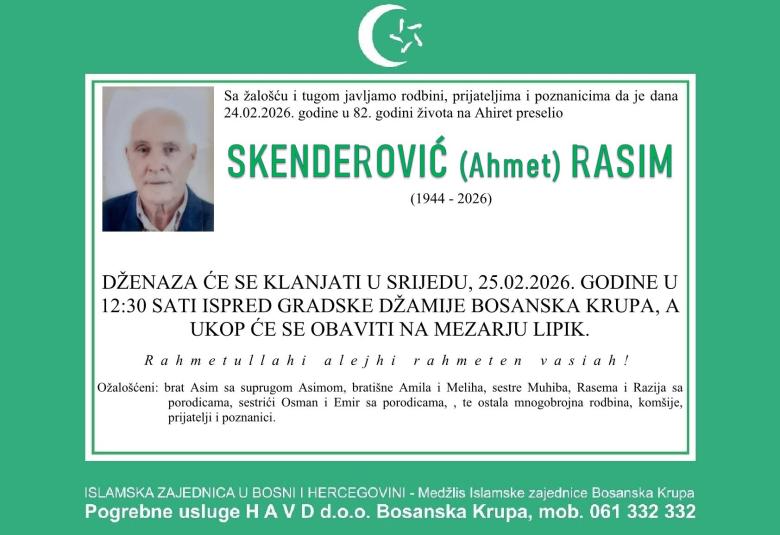 Skenderović (Ahmet) Rasim
