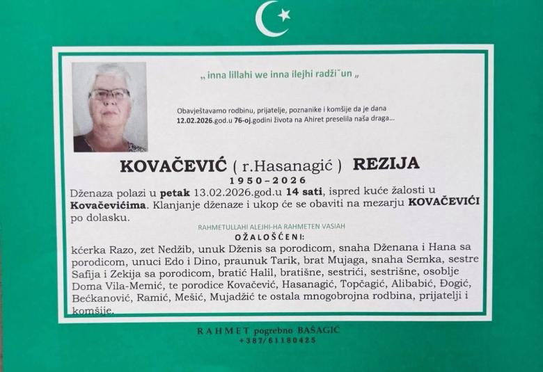 Kovačević (r. Hasanagić) Rezija