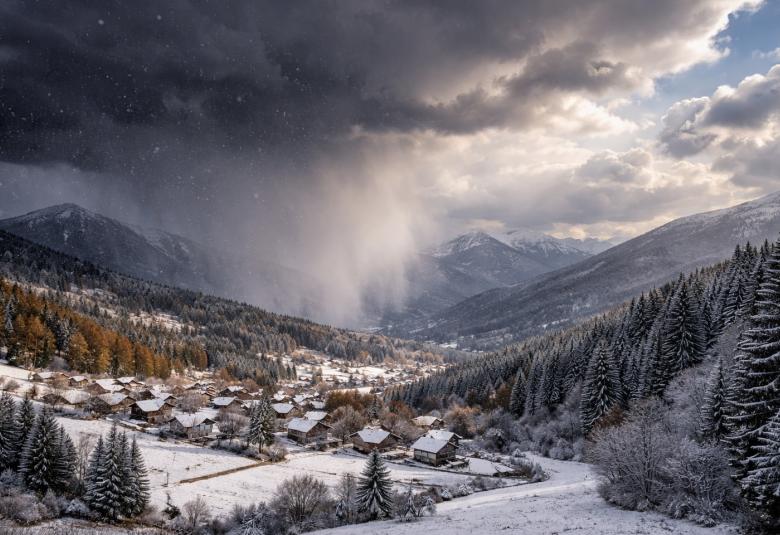 Zima.Ilustracija Cazin.net