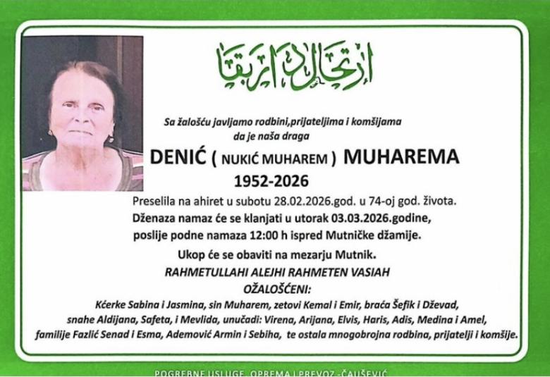 Denić (Nukić Muharem) Muharema
