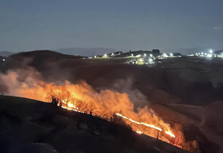 Požar Foto: DVD Jezerski