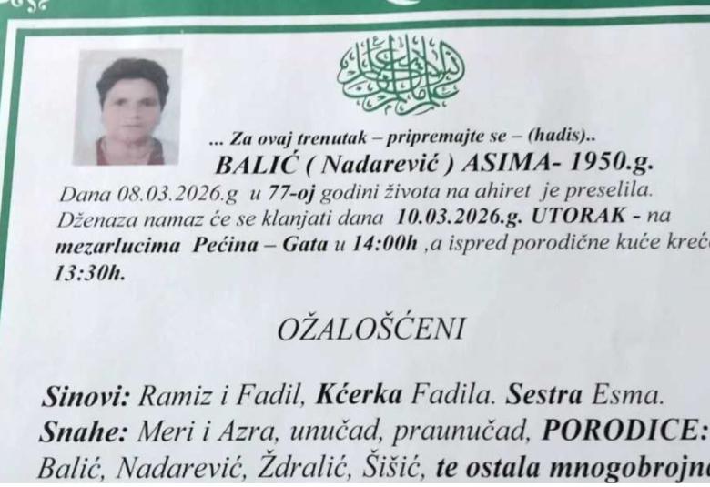 Balić (Nadarević) Asima 