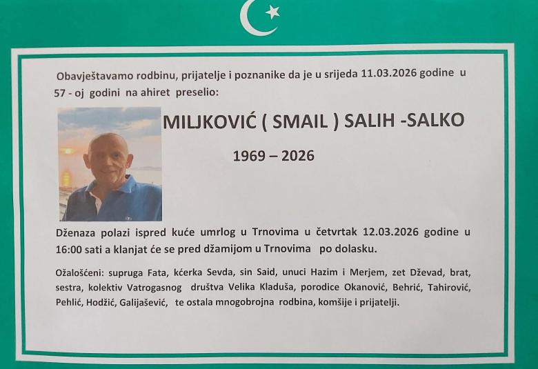Miljković (Smail) Salih &ndash; Salko