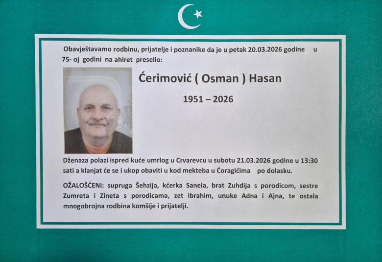 Ćerimović (Osman) Hasan