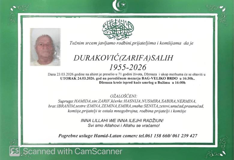 Duraković (Zarifa) Salih
