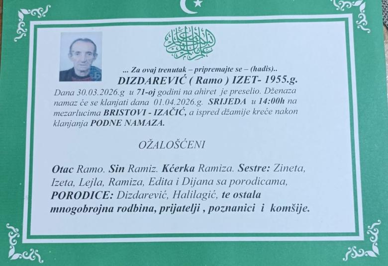 Dizdarević (Ramo) Izet 