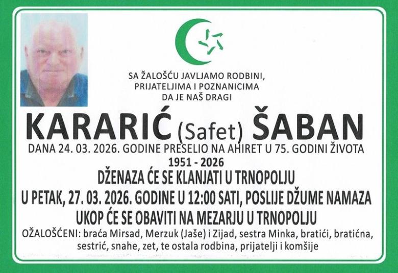 Kararić (Safet) &Scaron;aban