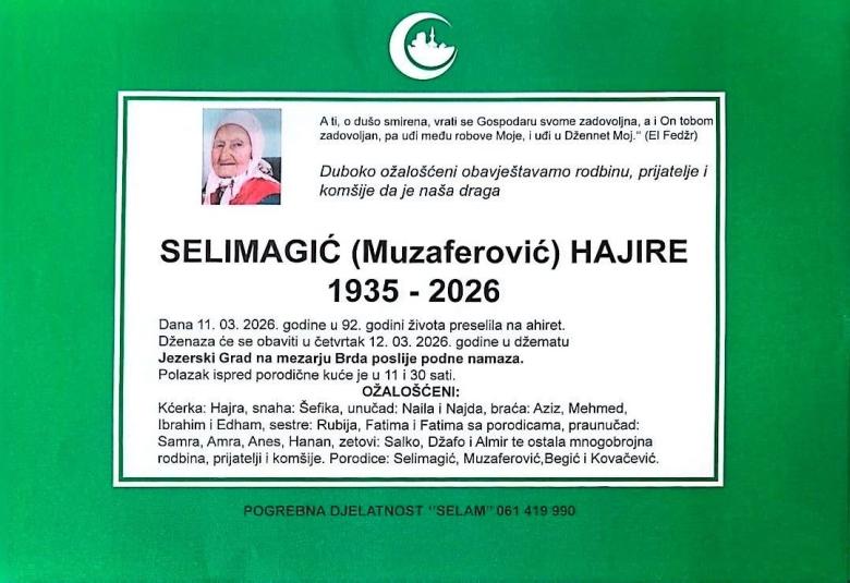 Selimagić (Muzaferović) Hajire
