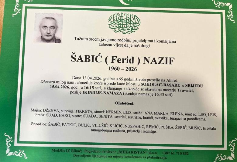 &Scaron;abić (Ferid) Nazif