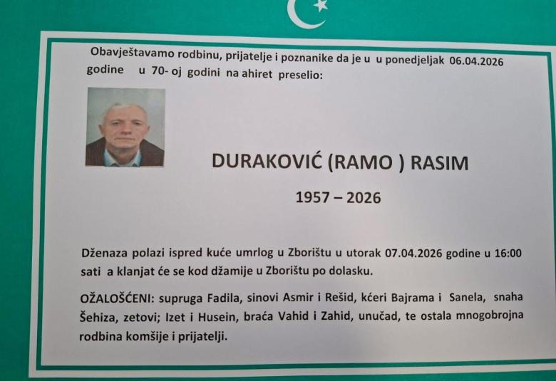 Duraković (Ramo) Rasim