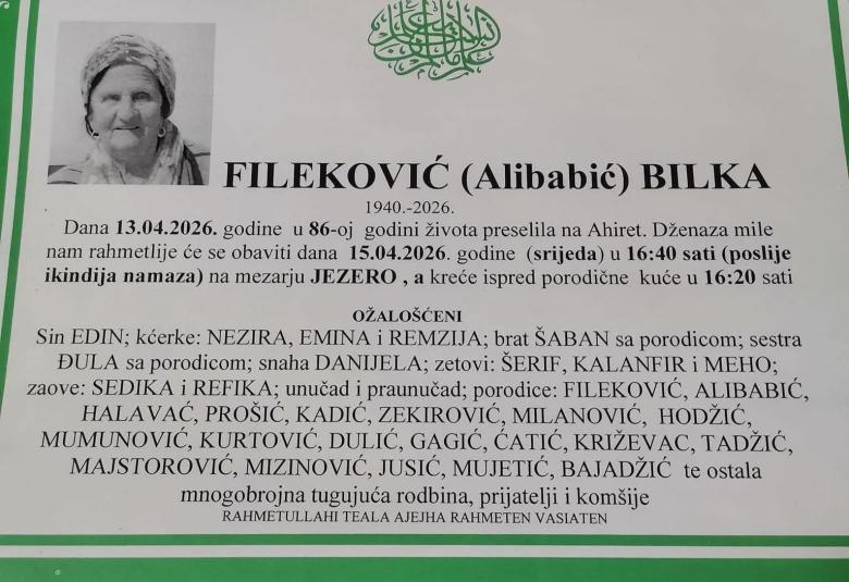 Fileković (Alibabić) Bilka