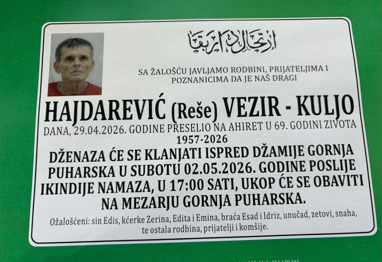 Hajdarević (Re&scaron;e) Vezir &ndash; Kuljo