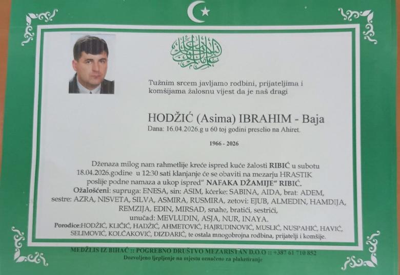 Hodžić (Asima) Ibrahim &ndash; Baja
