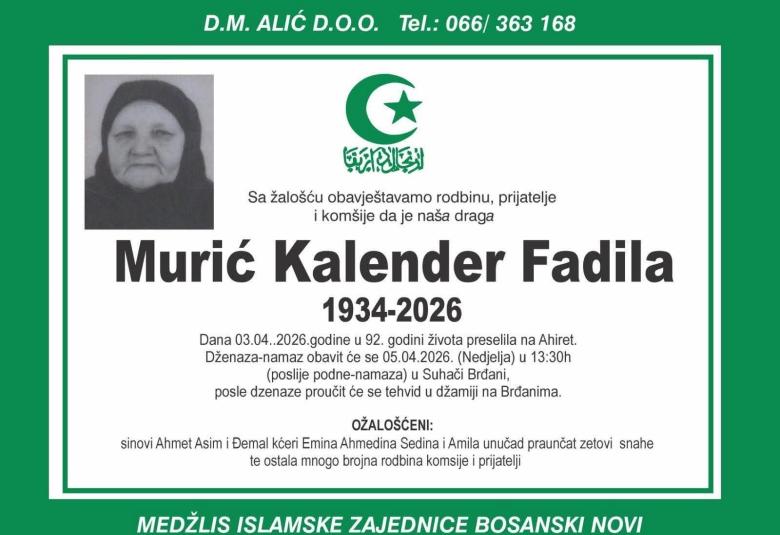 Murić Kalender Fadila