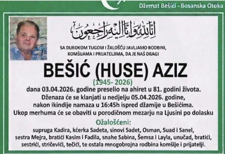 Be&scaron;ić (Huse) Aziz