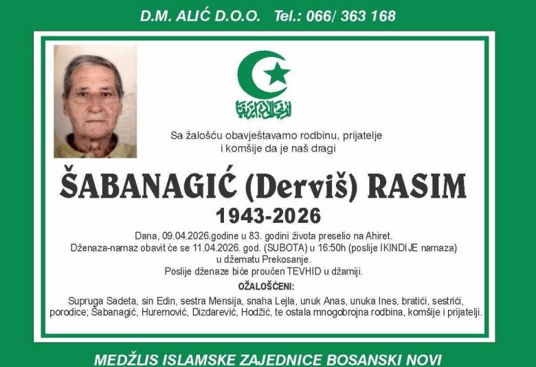&Scaron;abanagić (Dervi&scaron;) Rasim