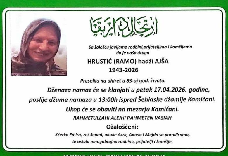 Hrustić (Ramo) hadži Aj&scaron;a