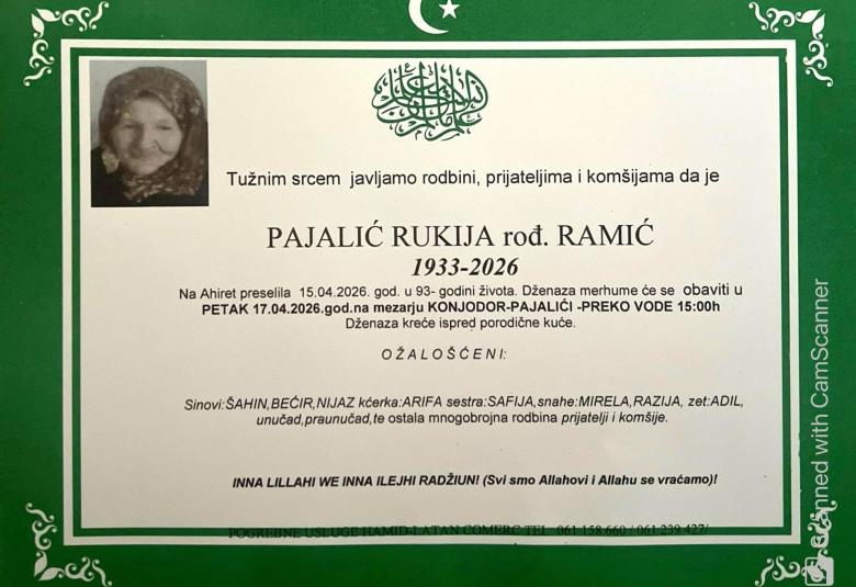 Pajalić Rukija, rođ. Ramić