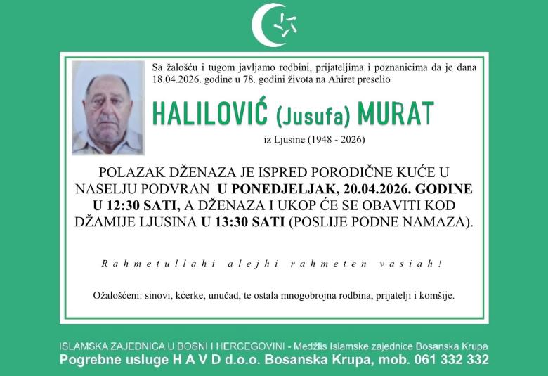 Halilović (Jusufa) Murat