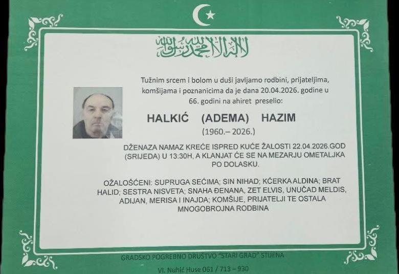 Halkić (Adema) Hazim