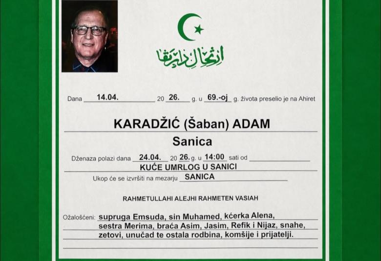 Karadžić (&Scaron;aban) Adam