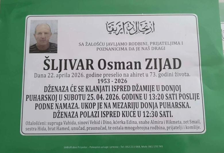 &Scaron;ljivar Osman Zijad