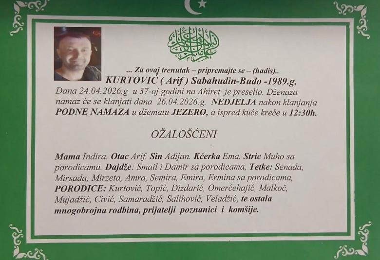 Kurtović (Arif) Sabahudin-Budo 