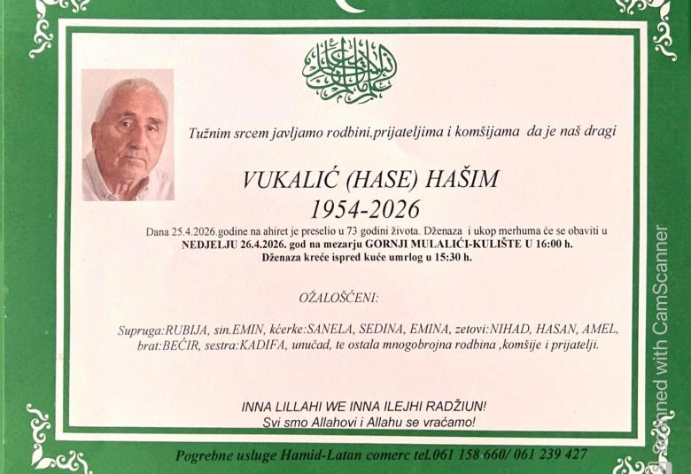 Vukalić (Hase) Ha&scaron;im