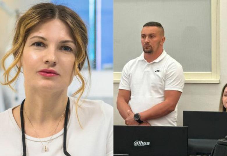 Nina Jovanović i roditelji male Džene Gadžun. Screenshot