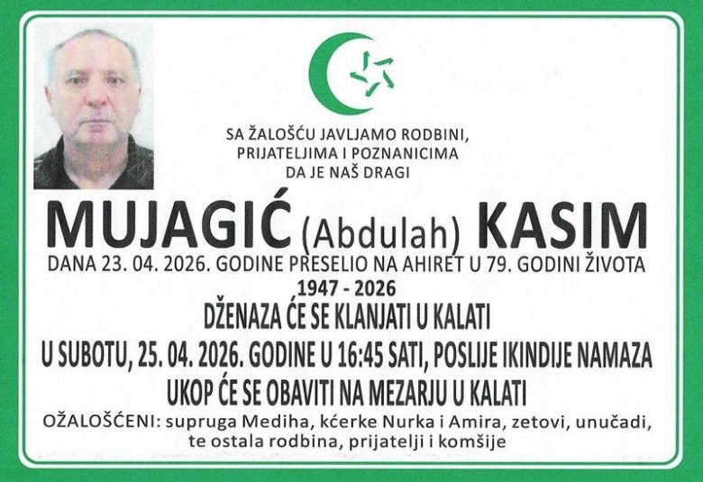 Mujagić (Abdulah) Kasim