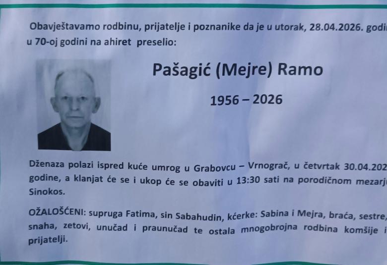 Pa&scaron;agić (Mejre) Ramo
