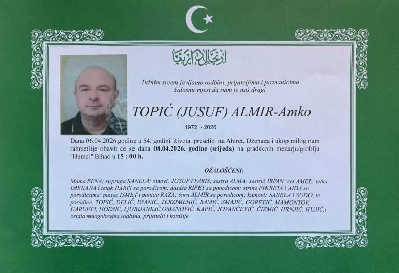 Topić (Jusuf) Almir &ndash; Amko