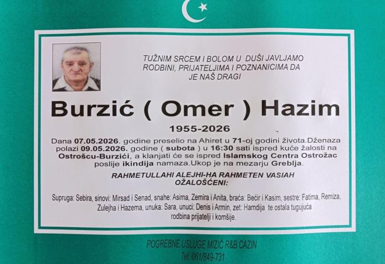 Burzić ( Omer ) Hazim