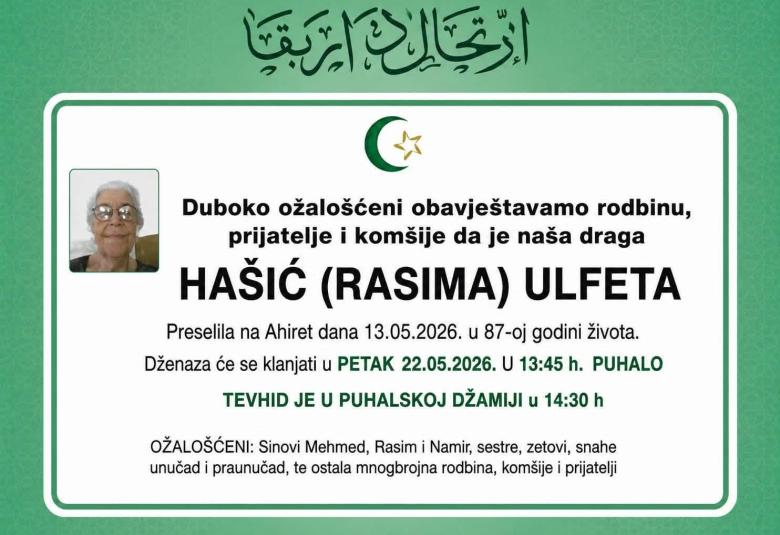 Ha&scaron;ić (Rasima) Ulfeta