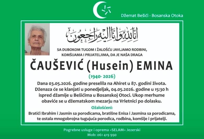Čau&scaron;ević (Husein) Emina